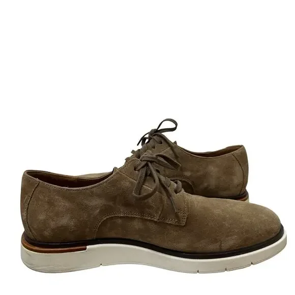 Allen Edmonds Carson Hybrid Lace‎ Up Derby Shoes US 8.5 Brown Suede Classic